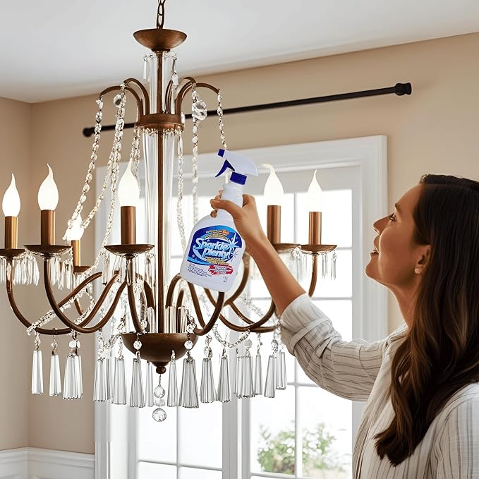 Sparkle Plenty Chandelier Cleaner Drip Dry Spray No Wipe - Image 4