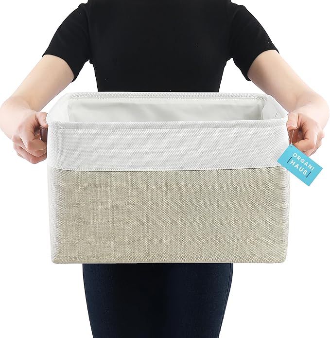 OrganiHaus Extra Large Fabric Storage Bins - Image 3