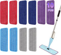 10 Pack 16.5 inch Reusable Mop Pads Microfiber Spray Mop Replacement Heads by H-Gamely