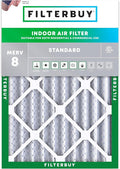 Filterbuy 25x29x4 Air Filter MERV 8 Dust Defense Replacement, Electrostatic by Filterbuy