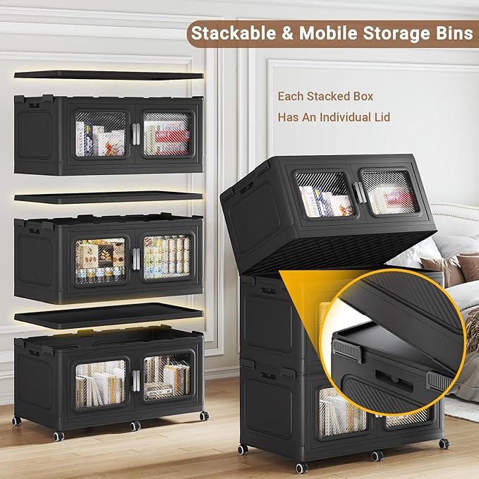 BROVIEW 900 Qt Stackable Storage Bin - Image 4