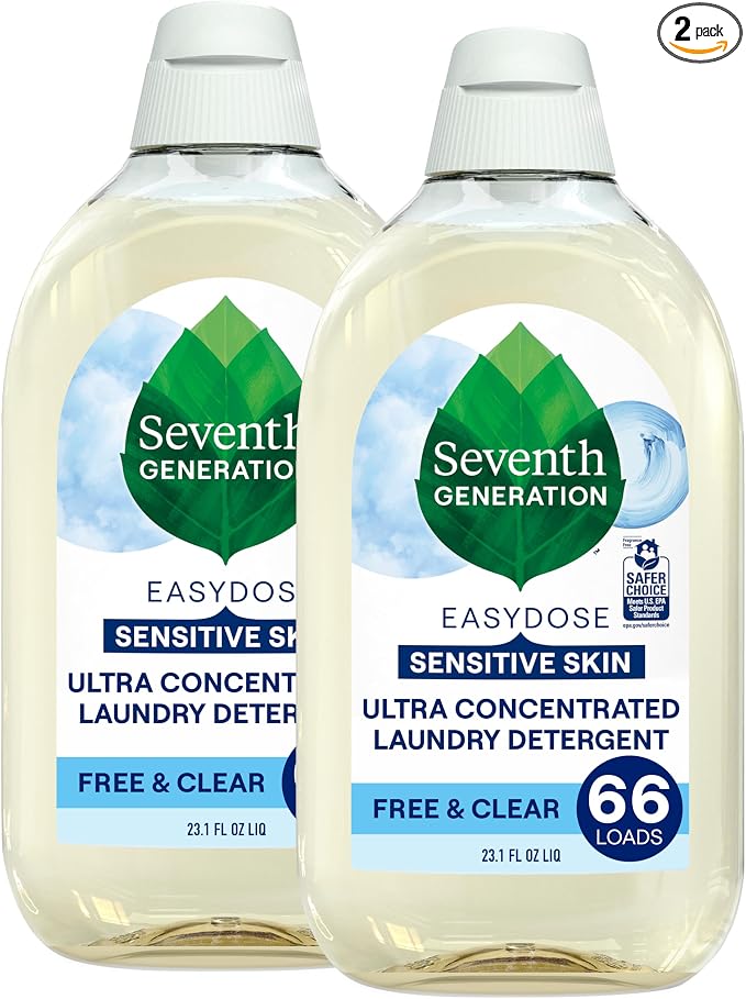 Seventh Generation Laundry Detergent, Ultra Concentrated EasyDose, Free & Clear by SeventhGeneration