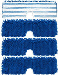 4 Pack Mop Heads Replacements for Ocedar Dual-Action Microfiber Flip Mop by DLAIMI
