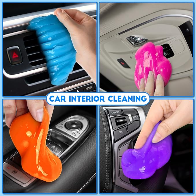 Car Cleaning Gel, 4 Pack Car Cleaning Putty, Universal Auto Deatiling Tools - Image 3