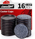 Ezprotekt 1 5/8" Round Reusable Felt Furniture Caster Cups by VisittheEzprotekt