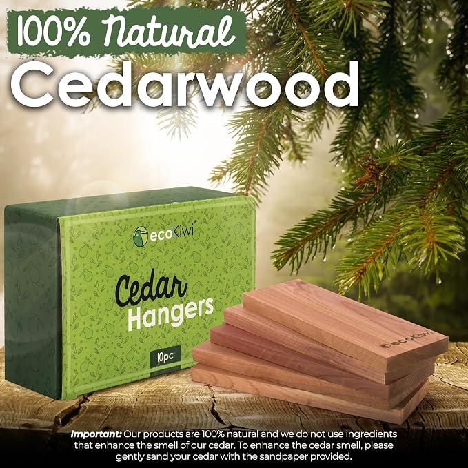 ecoKiwi Cedar Blocks for Clothes Storage - Image 2