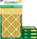 Filterbuy 20x30x2 Air Filter MERV 11 Allergen Defense Replacement, by Filterbuy