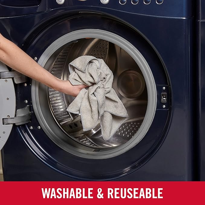 Rubbermaid All Purpose Microfiber Cleaning Cloth Towels, 50 Pack, Non-Scratch - Image 6