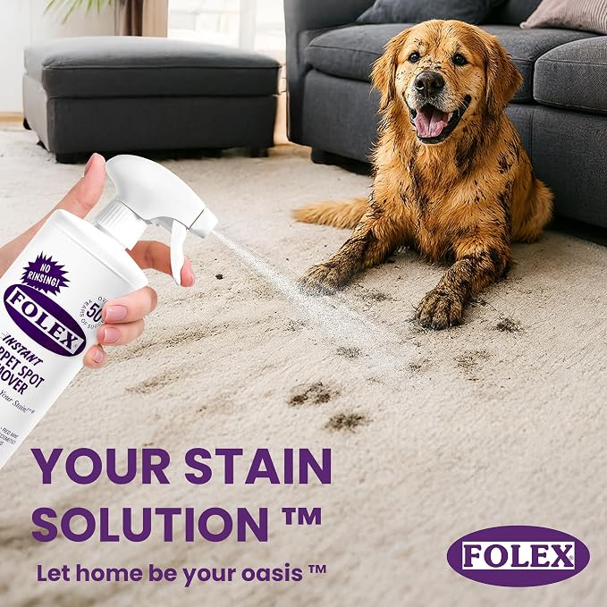FOLEX Instant Carpet Spot Remover 32 oz – Powerful Stain Remover - Image 4