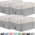 BALEINE 4 Pack Fabric Storage Bins by BALEINE