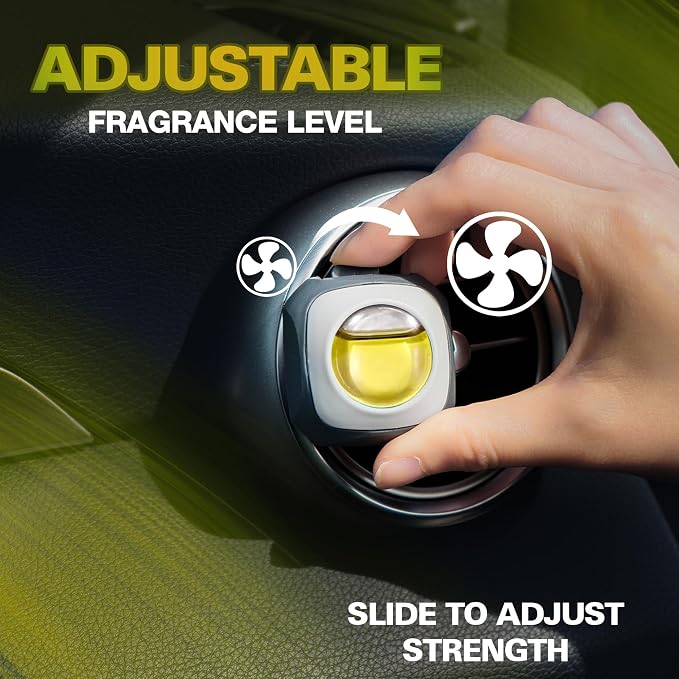 Air Jungles Serene Summer Scent Car Air Freshener Clip, 6 Vent Clips, 4ml Each - Image 4