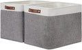 DULLEMELO Storage Baskets Large 16"x12"x12" Rectangular Storage Bins Baskets by DULLEMELO