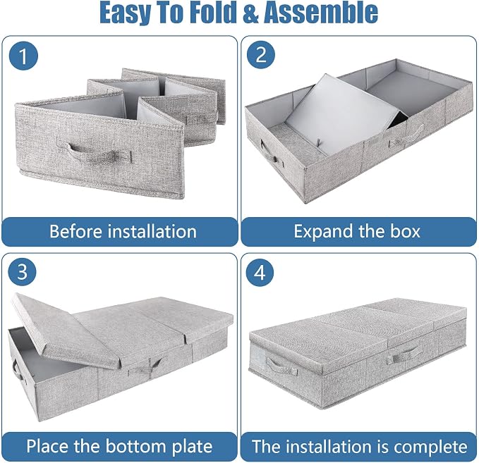 Underbed Storage Containers Bin - Image 3