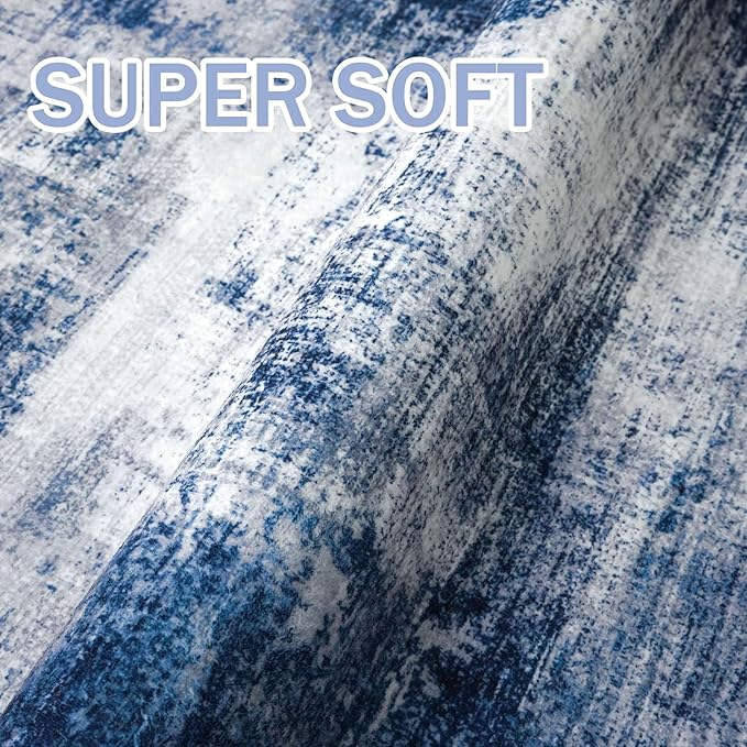 IOHOUZE Abstract Runner Rug 3x12 Ft Washable Runners - Image 6