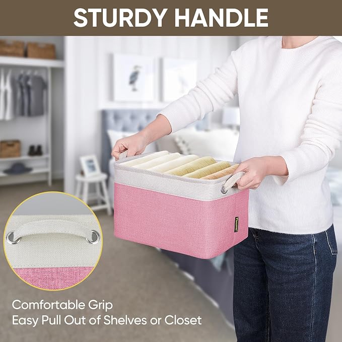 BALEINE 2 Pack Fabric Storage Bins - Image 8