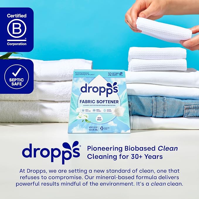 Dropps Laundry Fabric Softener Pods, Crisp Breeze - Image 6
