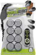 GorillaGlides CB253 1 Inch Chair Sliders/Furniture Glide Floor Protectors by Slipstick
