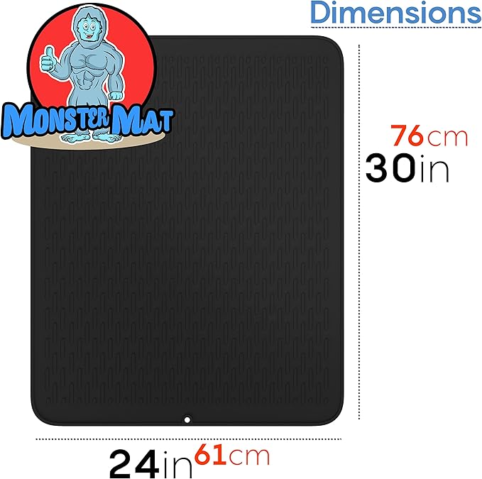 Extra Large heavy duty silicone dish drying mat - Image 4