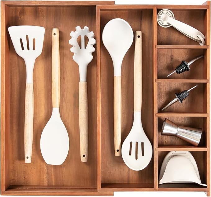 KitchenEdge Adjustable Kitchen Drawer Organizer by KitchenEdge