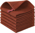 Homaxy 100% Cotton Waffle Weave Kitchen Dish Cloths, Ultra Soft Absorbent Quick by Homaxy