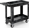 YITAHOME Utility Cart on Wheels, Plastic Tool Cart 550 lbs Capacity Service Cart by YITAHOME
