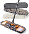 Mops for Floor Cleaning with 3 Different Washable Pads and Extendable 55” Long by CLEANHOME
