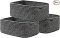 Small Woven Basket, 13.5 x 9.5 x 5 Inches, Storage Basket by KALLAX