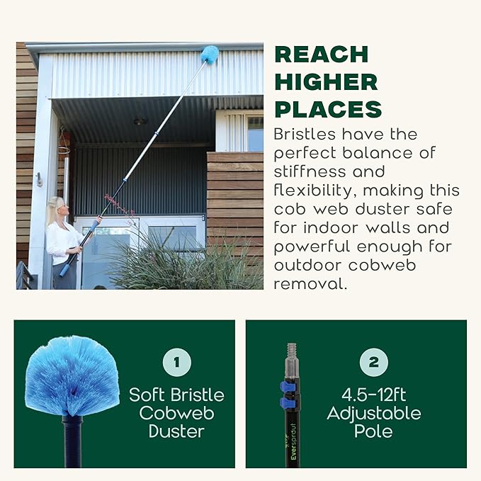 EVERSPROUT 5-to-12ft Telescoping Durable Duster - Image 3