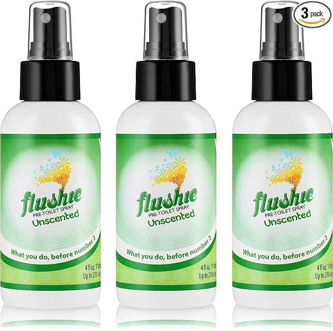 Flushie Pre-Toilet Spray for Poop Travel Size Toiletries Bathroom Spray for by FlushiePre-ToiletSpray