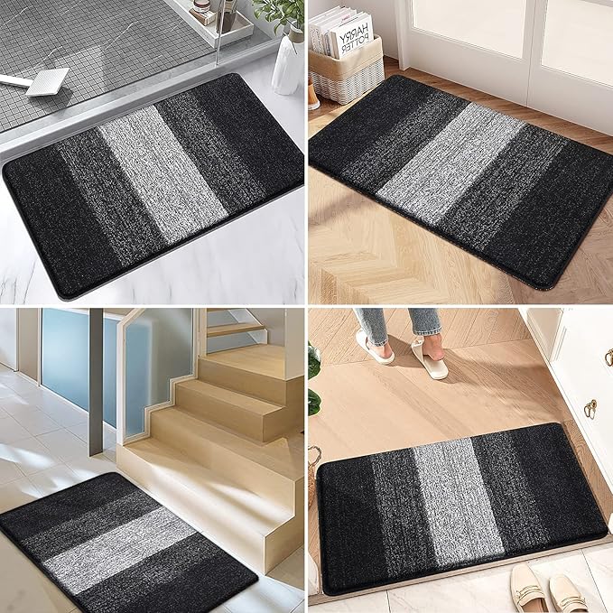 Kitinjoy Indoor Outdoor Door Mat, 59x24 Non-Slip Absorbent Dirt Trapper - Image 6