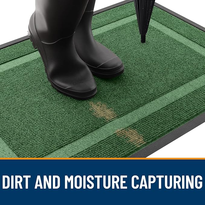 OLANLY Front Door Mat Indoor Outdoor Entrance, Waterproof All-Season, - Image 5
