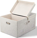75 Quart Extra Large Decorative Collapsible Storage Bins by GraciadecoStorage
