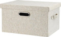 Medium 15" 21 Quart Collapsible Stackable Storage Bins by GraciadecoStorage