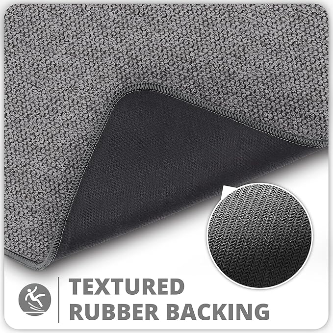 Bath Mat, Ultra Thin Bathroom Rugs, Rubber Bath Mats - Image 4