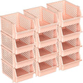 Skywin Stackable Storage Bins for Pantry, 12 Pack Stackable Bins For Organizing by Skywin