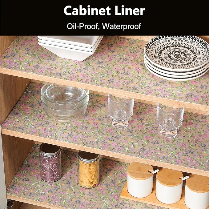 INNOLITES Non-Slip Shelf Liner – Cabinet & Drawer Liner Non-Adhesive – - Image 3