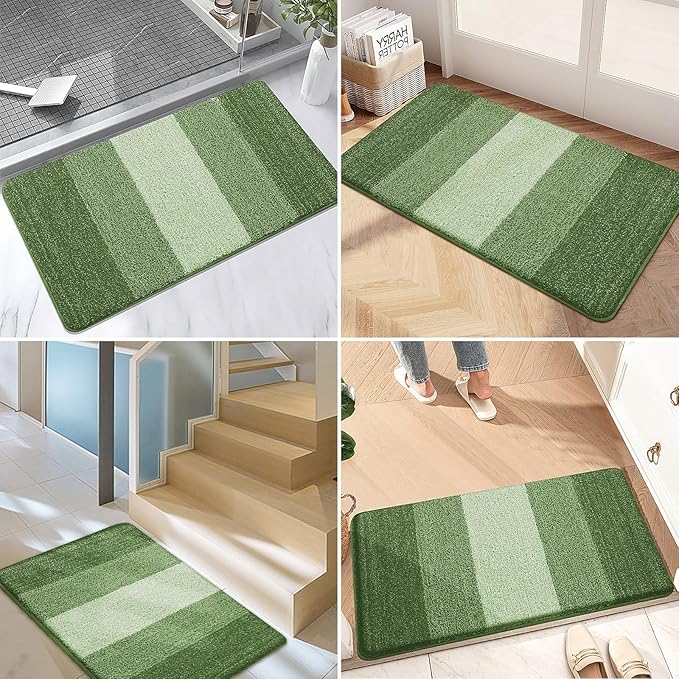 Kitinjoy Indoor Outdoor Door Mat, 40x32 Non-Slip Absorbent Dirt Trapper - Image 6