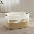 60L Large Laundry Basket with Leather Handles by ELEVATEDELEGANCETIMELESSSTYLE