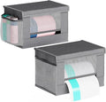 2 Pack Trash Bag Holder Dispenser, Oxford Cloth Garbage Bag Storage Organizer by Thkvesn