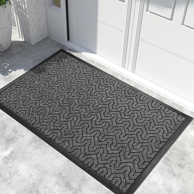 Yimobra Large Door Mat Outside Entrance 47x32, Waterproof Heavy Duty Outdoor by Yimobra
