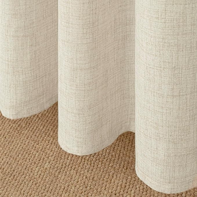 YoungsTex Extre Long Linen Curtains 102 Inch Length - Image 8