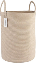 Cotton Rope Laundry Basket Hamper by XUANGUO