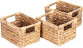 Small Wicker Baskets for Organizing Bathroom, Hyacinth Baskets for Storage by VATIMA