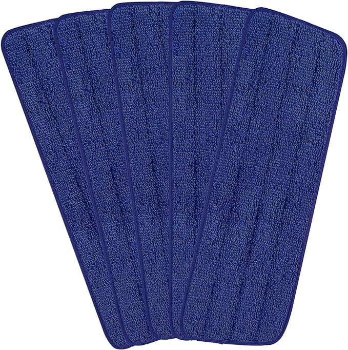 16.5 inch Reusable Mop Pads Microfiber Spray Mop Replacement Heads by H-Gamely