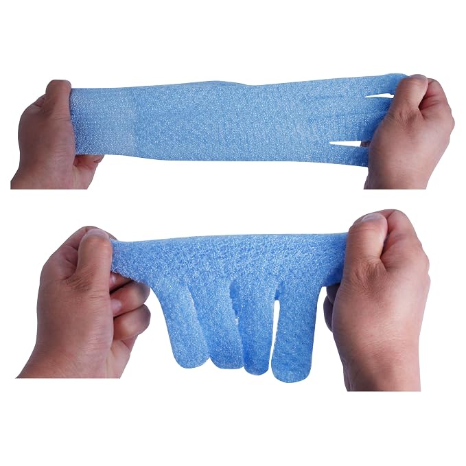 Evridwear Exfoliating Glove for Shower Man and Women, Dual Texture Bath Body - Image 6