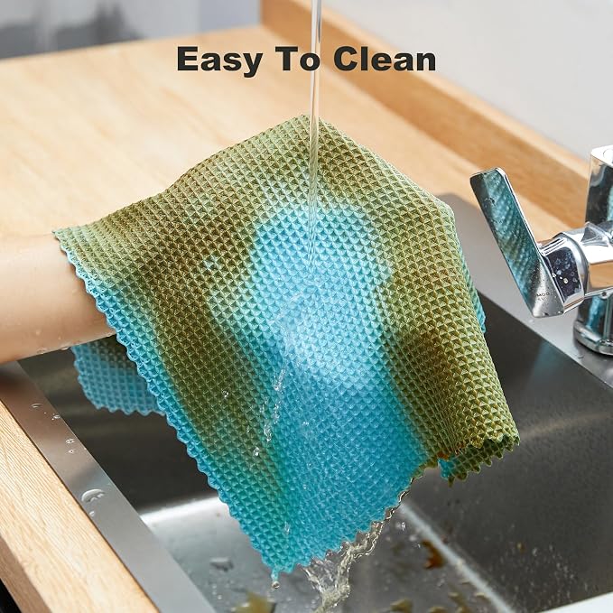 JOYMOOP Microfiber Cleaning Cloth, Reusable Absorbent Microfiber Cleaning Cloths - Image 6