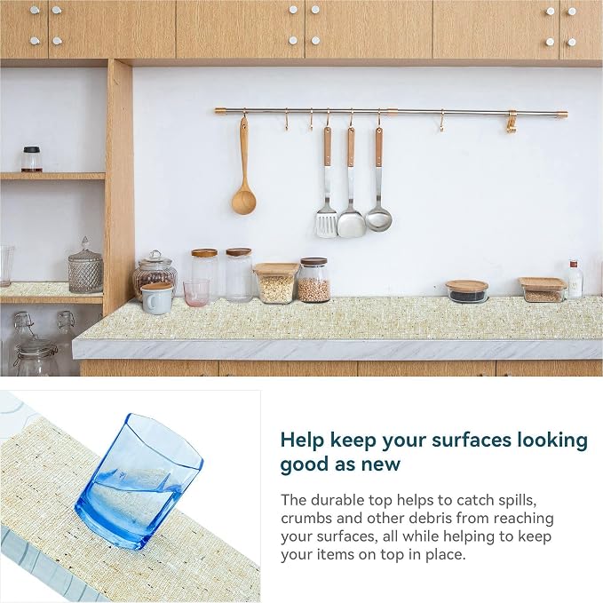Durable Non-Adhesive Shelf Liners - Image 3