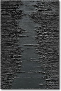 NANKAI Art Hand-Painted Thick Texture Black Minimalist Oil Painting 45x30 Inchs by NANKAIOilPaintingArt