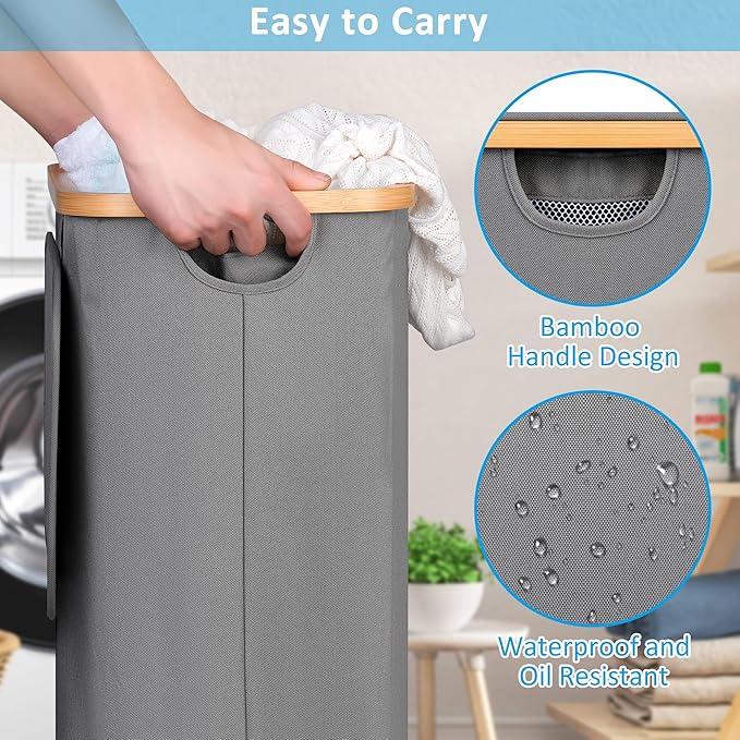 efluky Slim Laundry Basket - Image 3