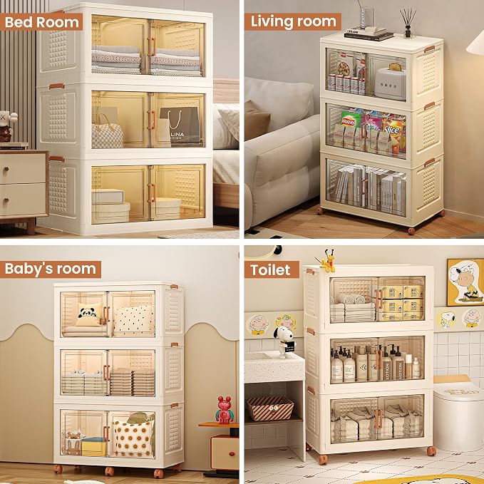 568QT/141Gal 3 Layer Stackable Storage Bins - Image 7
